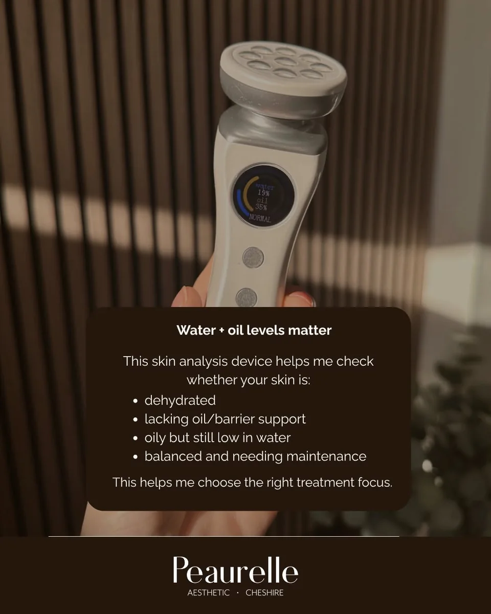 Skin analysis device used at Peaurelle
